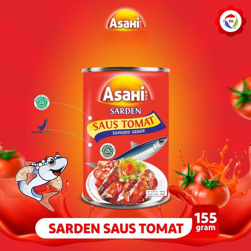 

[155 Gram] AsaHi Sarden Saus Tomat / Pedas 155 gr