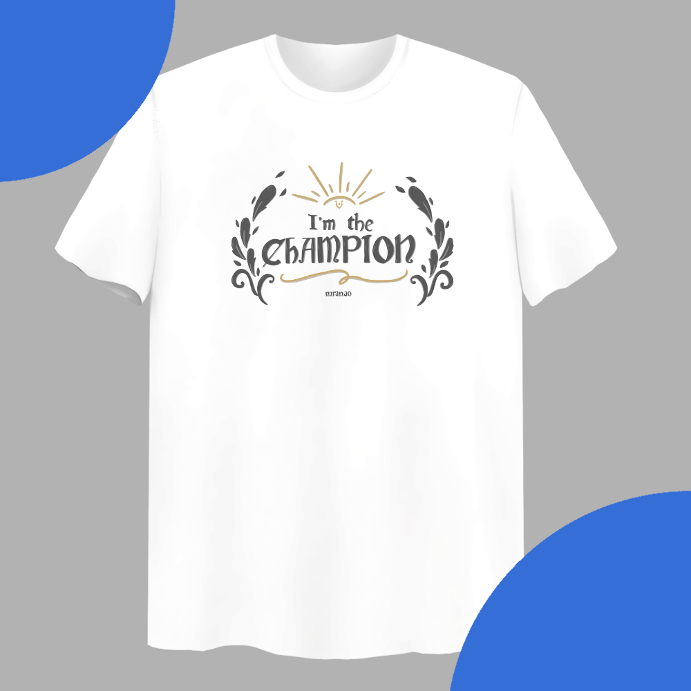 Kaos Unisex Tipografi Champion Vox Machina Anime Cute