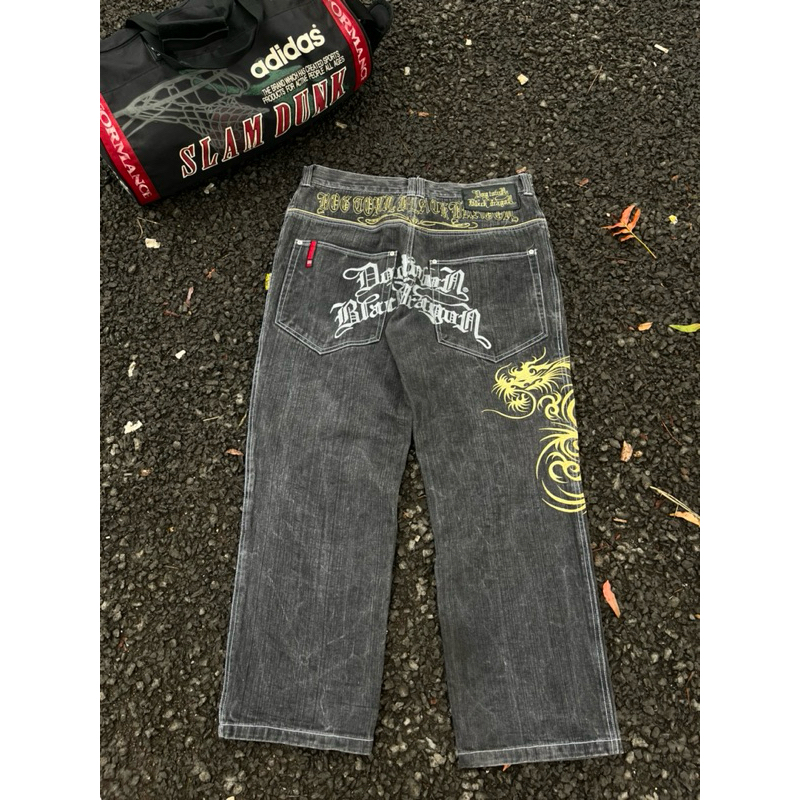 DOGTOWN BLACK DRAGON JEANS SKATEBOARDING ORIGINAL 100% NEGO