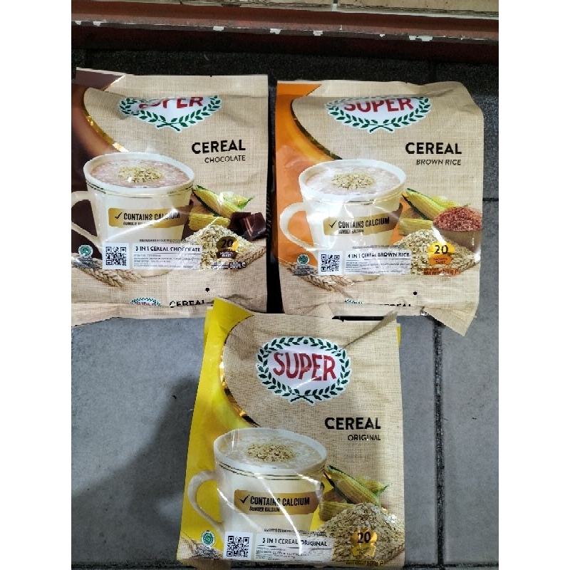

SUPER INSTANT CEREAL Sereal Siap Saji 20sachet all in one
