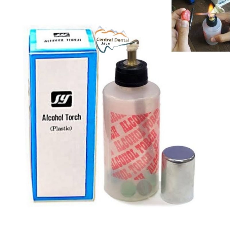 Alcohol Torch Lamp / Pus Pus Api Semprot / Dental Alcohol Lamp Plastik / Bunsen Lampu Spirtus Alkoho