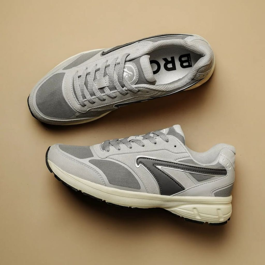 BRODO - Sepatu Ace Nova Grey Sneakers Original
