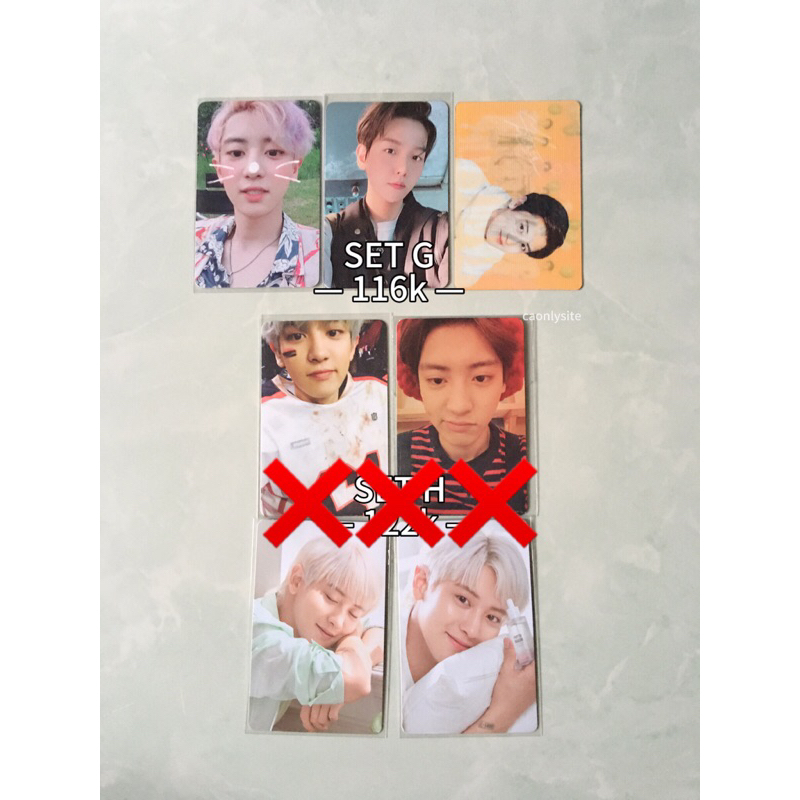Official Photocard Chanyeol Baekhyun Dftf The War ver b Lmr Korean ver Peterpan Exodus m Nacific