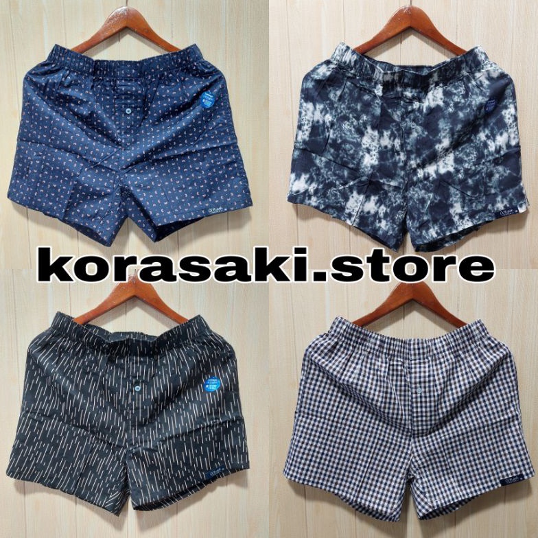 ART G53J Gnath Celana Boxer Pria Wanita Dewasa Bahan Katun Premium Motif Printing