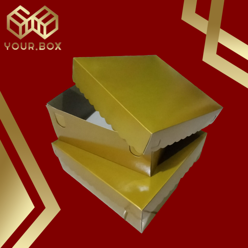 

Dus Gold/Emas Ukuran 22cm x 22cm x 8cm (10pcs)