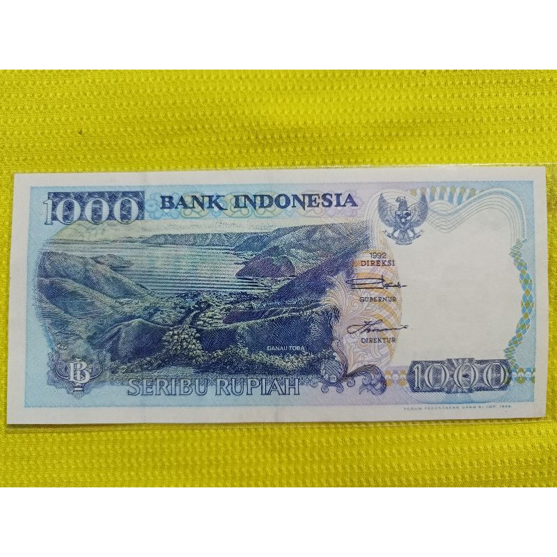 SERIBU RUPIAH 1000 BI 1992