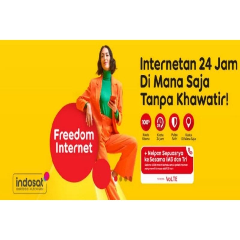 KUOTA UTAMA INDOSAT FREEDOM