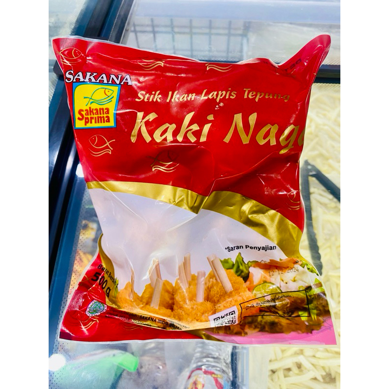 Sakana Stik Ikan Lapis Tepung Kaki Naga Beku 500gr Frozen Food