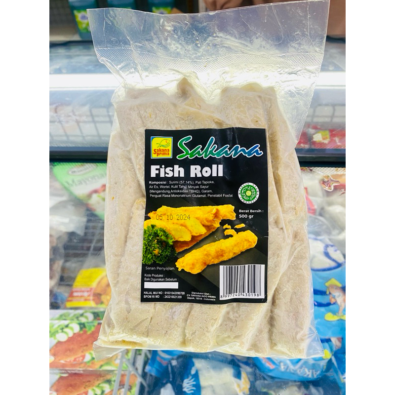 Sakana Fish Roll Fish Stik 500g Olahan Ikan Frozen Food