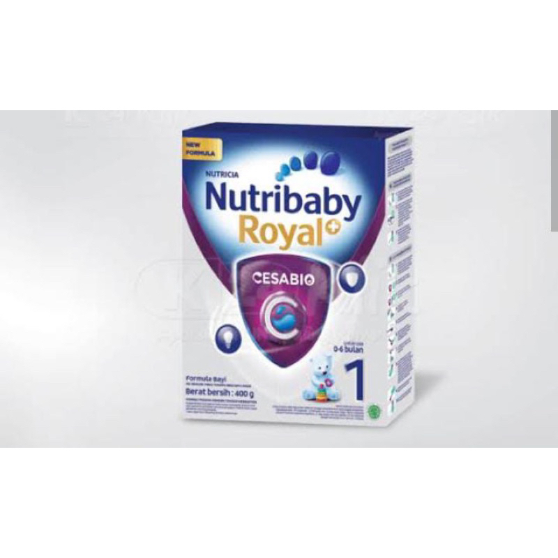 Nutribaby Royal Cesabio 1 400 g - Susu Formula Bayi 0-6 Bulan