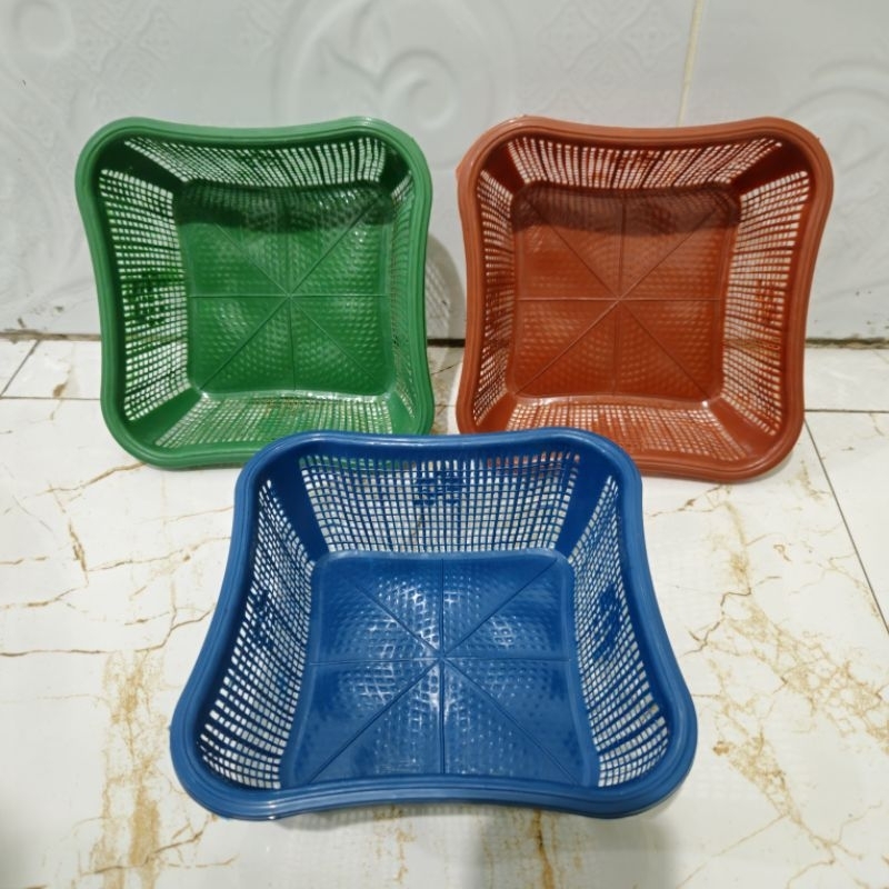 12 PCS Wakul Kotak / wakul hajatan / wakul plastik segi berkatan / wakul syukuran / wakul plastik mu