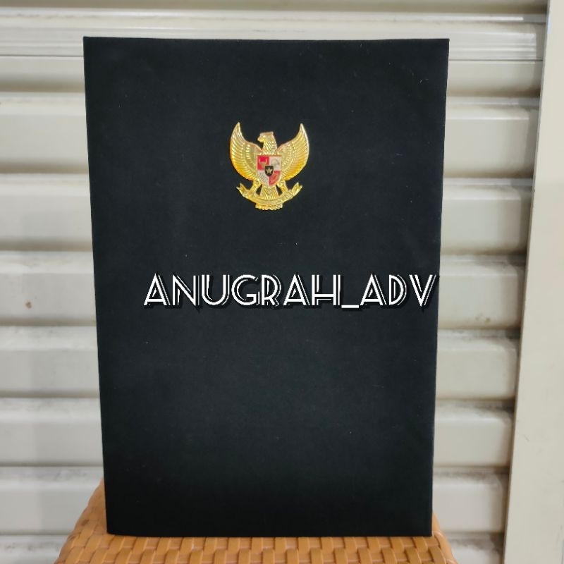 

map beludru map kantor map sekolah logo garuda coating - HITAM