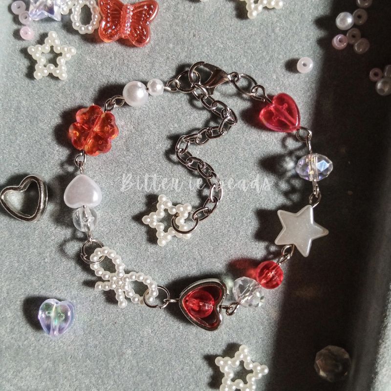 Turkish Delight Beaded Bracelet | Gelang Manik-manik Gelang Manik Pandora Gelang Aesthetic