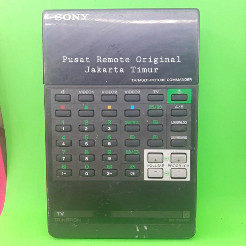 REMOTE REMOT TV SONY COMMANDER RM-679MTP ORIGINAL