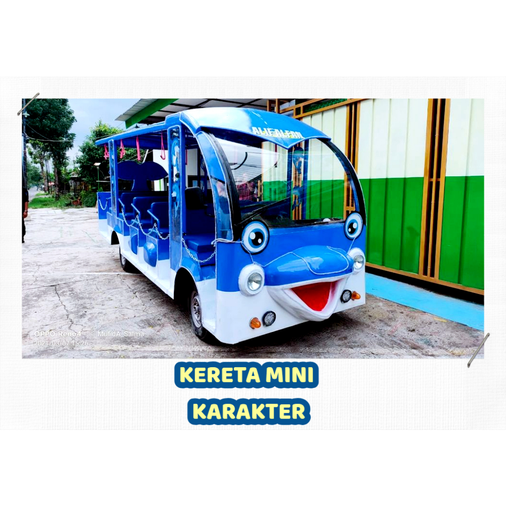 odong odong kereta wisata gerbong dolpin