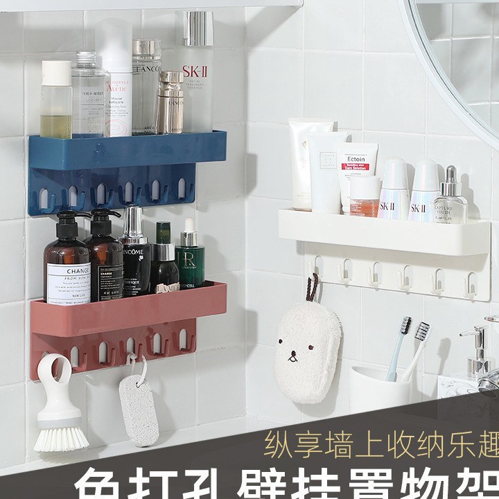 Free Ongkir GC972 Rak Kamar Mandi Tempel Dinding  Rak Dapur Tempel Dinding Keramik