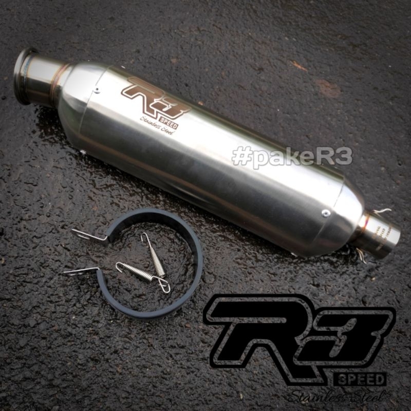 Selincer Knalpot Racing Original R3 Speed GX-3 Pro