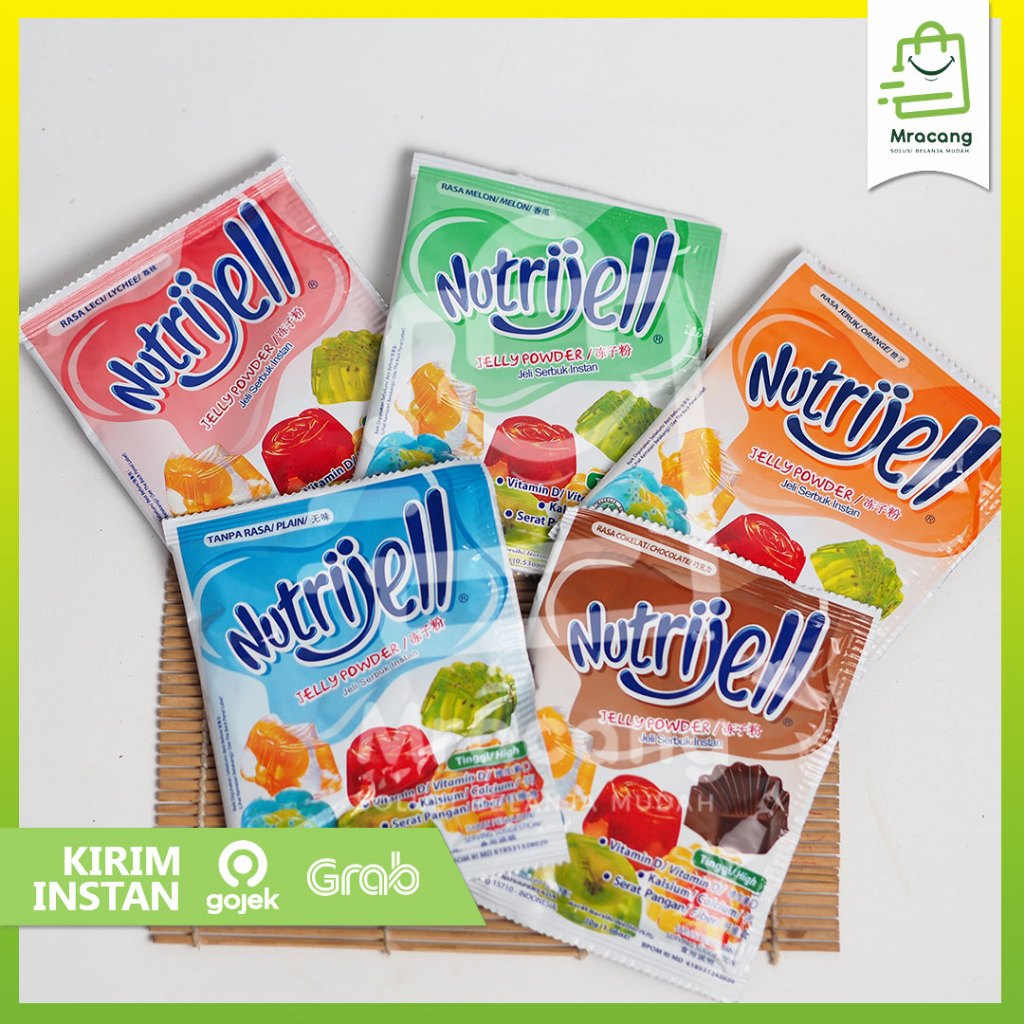 

NUTRIJELL JELLY POWDER NUTRIJEL JELI SERBUK INSTAN 15gr