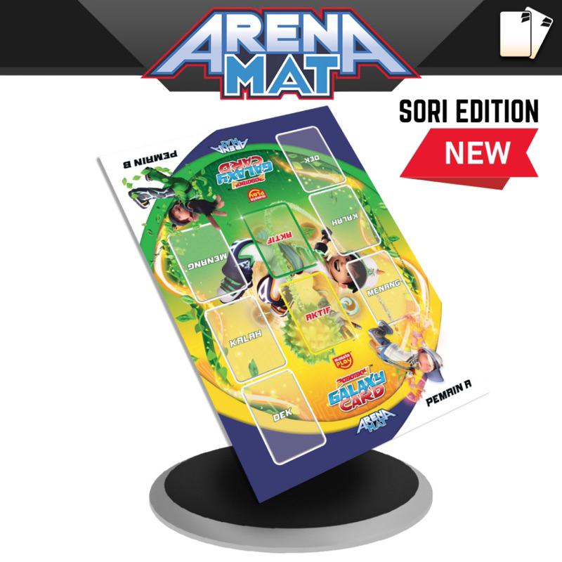 BoBoiBoy Galaxy Card Kad Battle Arena Mat for Pek Satria Rumble Vortex Beyond Impak Versus Fusion El