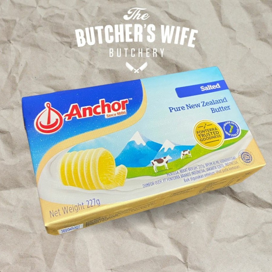 

BUTTER ANCHOR BESAR / BUTTER ANCHOR PURE NEW ZEALAND MINIDISH SALTED - 227 gr