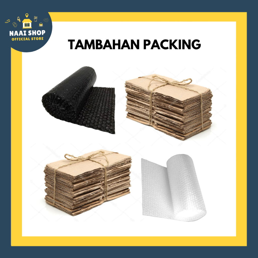 

Packing Tambahan Extra Bubble Wrap dan Kardus Bekas