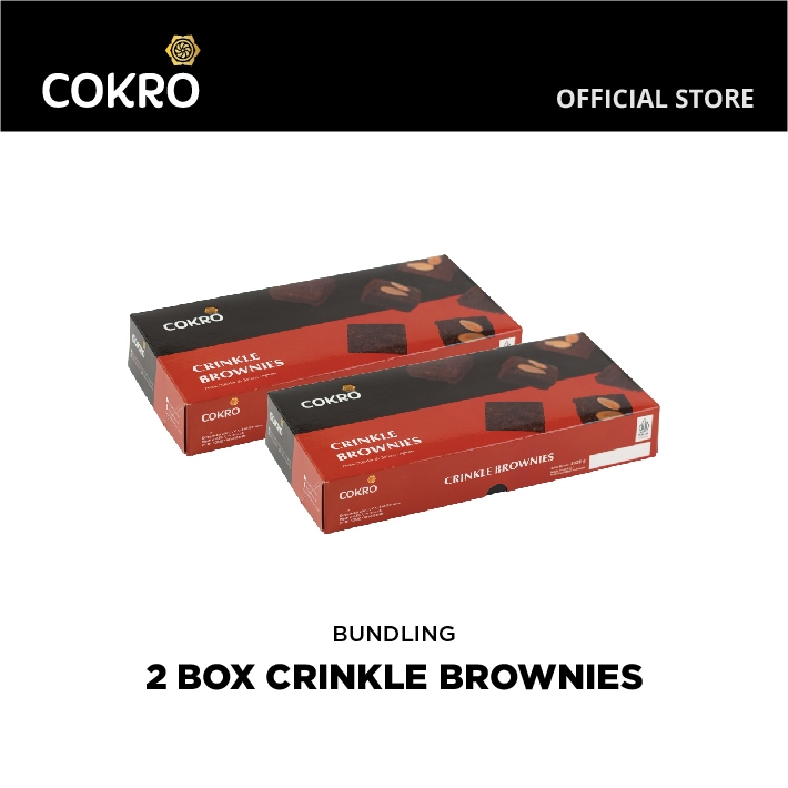 

Cokro - Bundling 2 box Crinkle Brownies