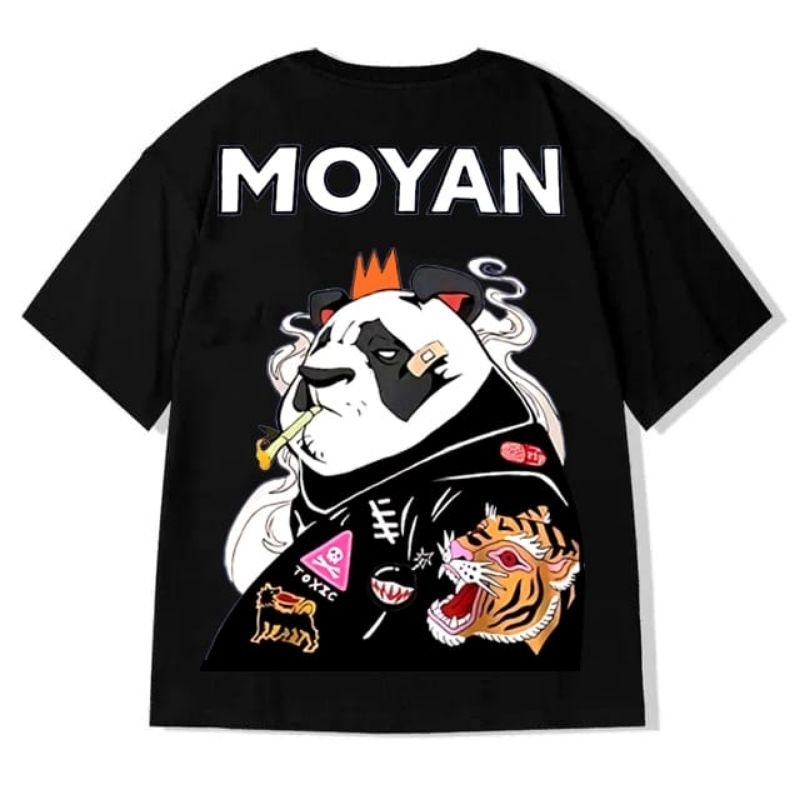 MOYAN TOXIC  Kaos Pria streetwear - Tshirt MOYAN TOXIC Unisex Combed24s