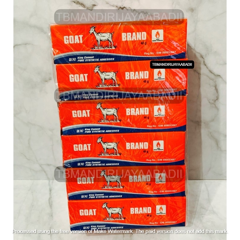

LEM KAMBING / GOAT BRAND KALENG 100GRAM / LEM KAMBING 40GRAM / GOAT BR
