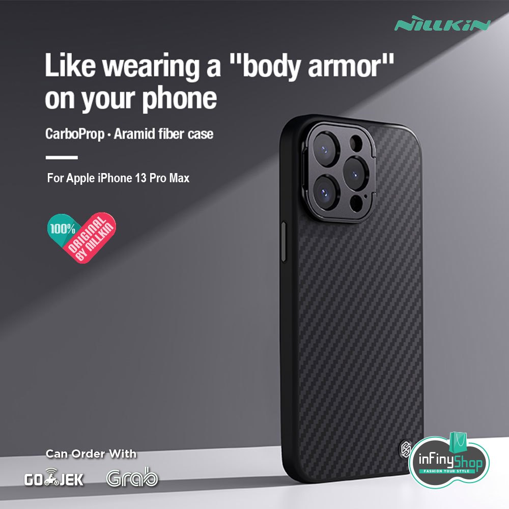 APPLE IPHONE 13 PRO MAX - CARBOPROP MAGNETIC ARAMID FIBER ARMOR CASE
