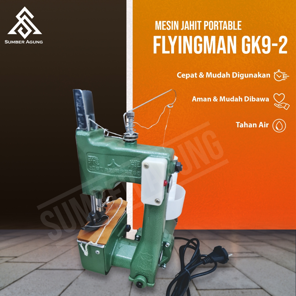 Mesin Jahit Karung Flyingman Gk9 Hijau