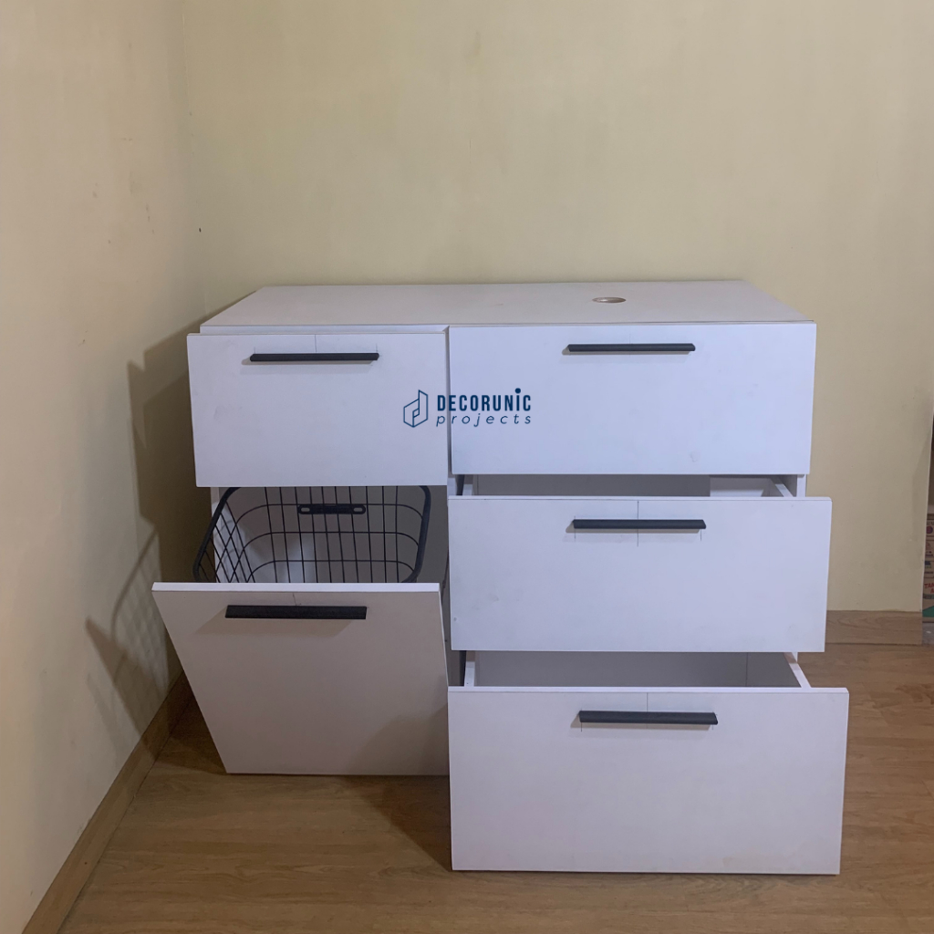 Meja Wastafel Kamar Mandi Putih Minimalis Modern