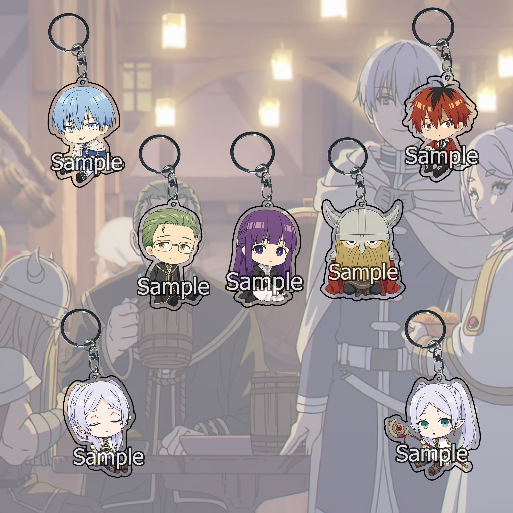 Gantungan Kunci Anime Sousou no Frieren - Ganci - Key Chain - Souvenir - Anime