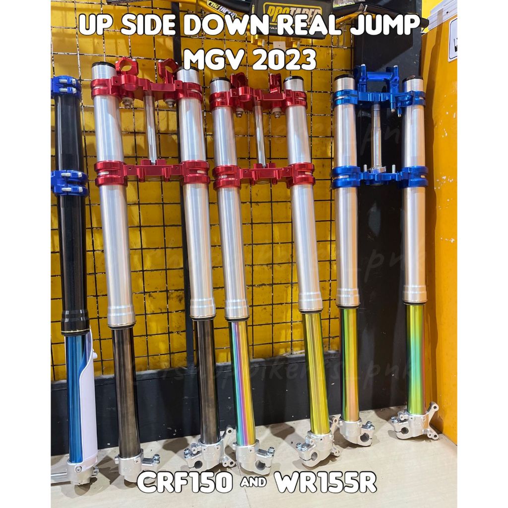 USD Realjump Up Side Down Depan RAINBOW MGV 2023 CRF 150L, WR 155R