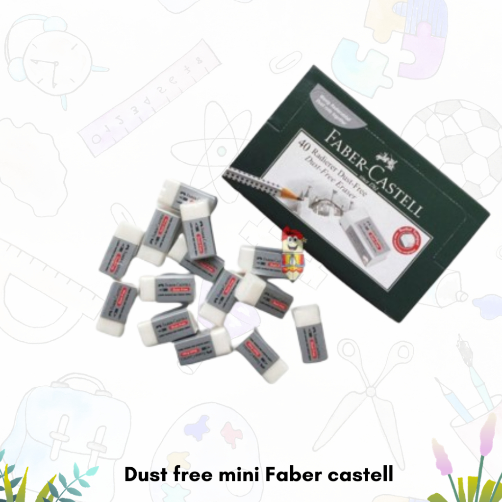 

PENGHAPUS / DUST FREE ERASER SMALL NEW FABER CASTELL