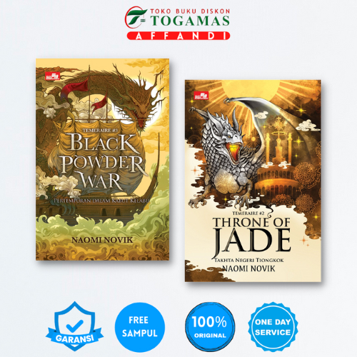 TEMERAIRE #3 : BLACK POWDER WAR (PERTEMPURAN DALAM KABUT KELABU) | TEMERAIRE #2 : THRONE OF JADE (TA