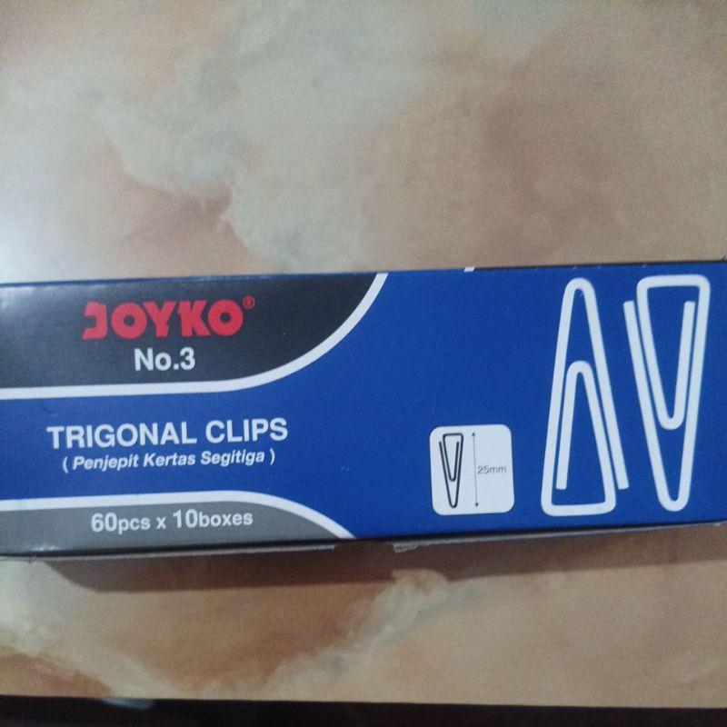 

paperclip no 3 kecil merk joyko harga perkotak kecil