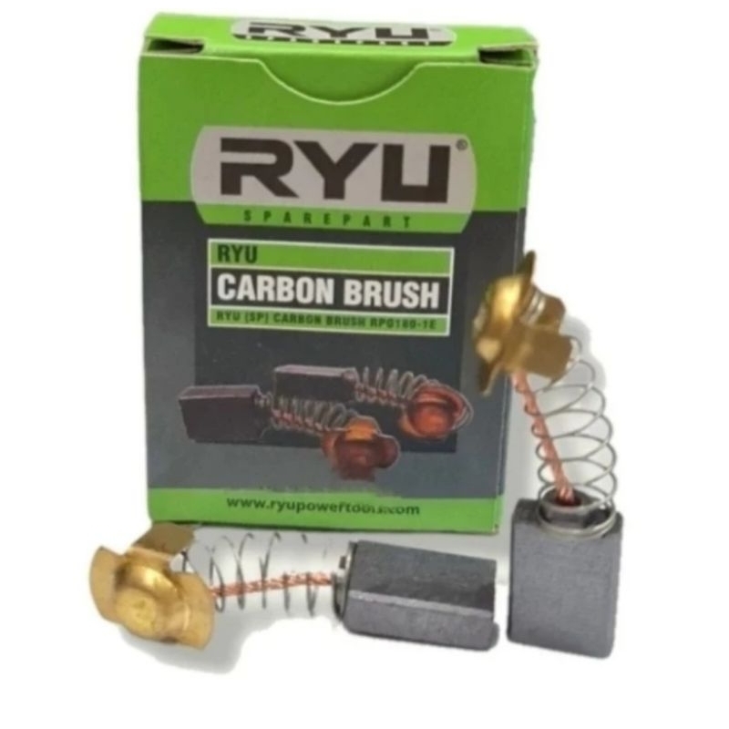 TYR CARBON BRUSH RYUO180-1E ARANG SPUL KUL BOSTER SEPUL MESIN POLISHER RYUO 180-1E ORINAL