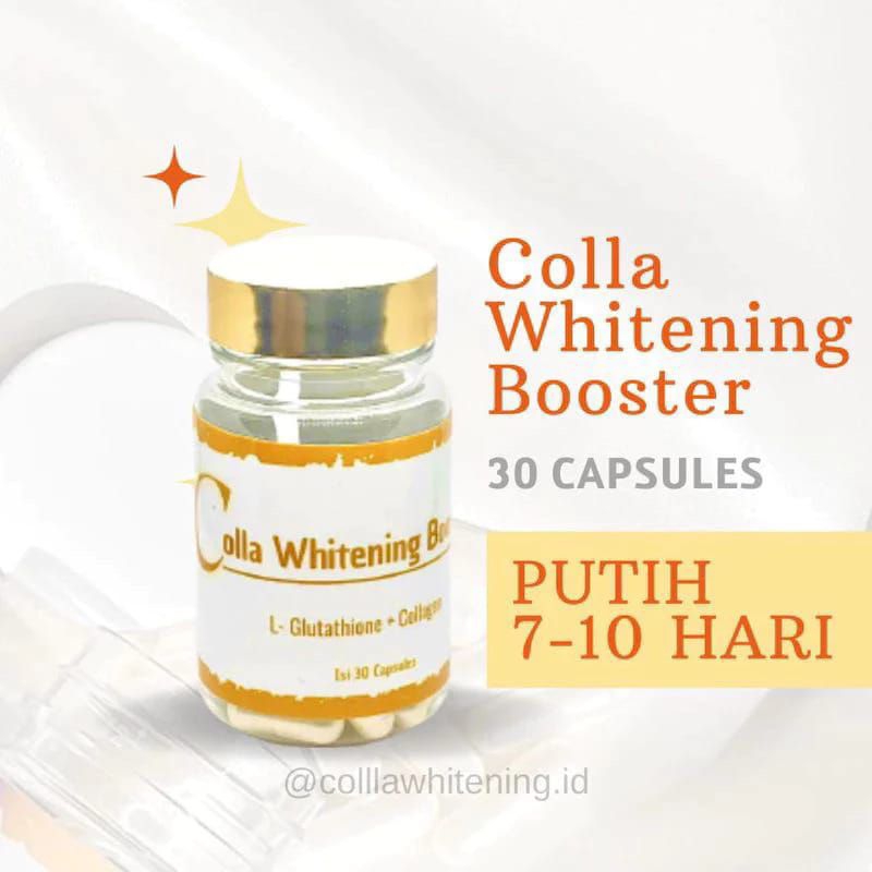 Colla Whitening Booster isi 30 kapsul