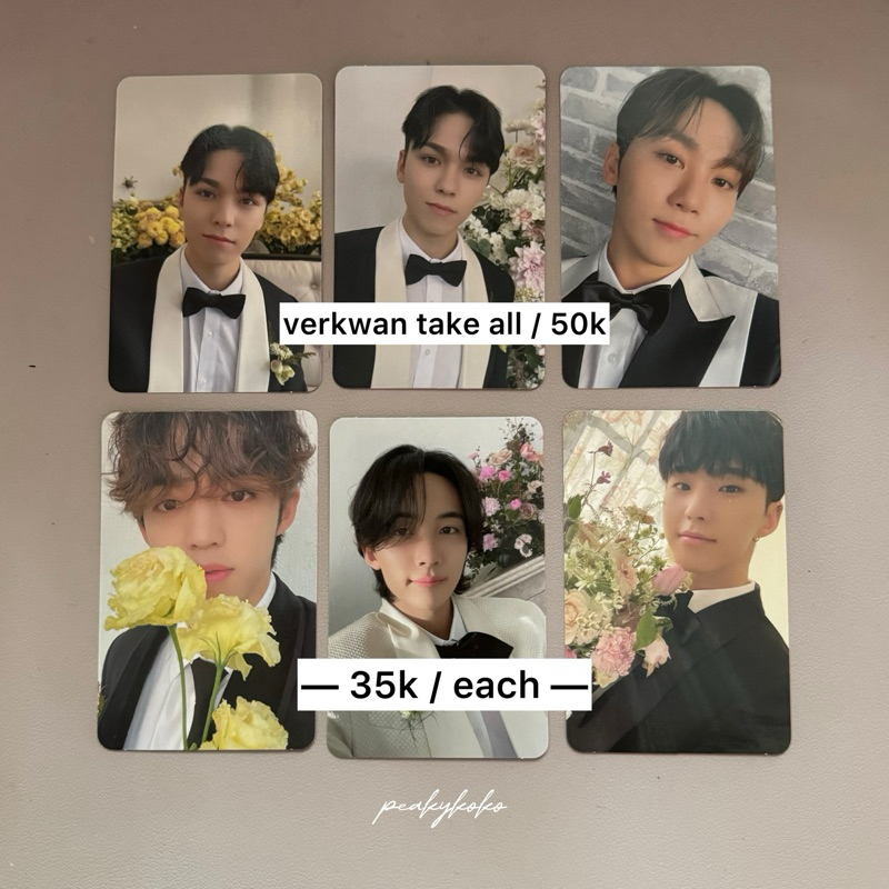 [READY] OFFICIAL PHOTOCARDS SEVENTEEN FML CARAT VERSION JEONGHAN HOSHI VERNON SCOUPS SEUNGKWAN