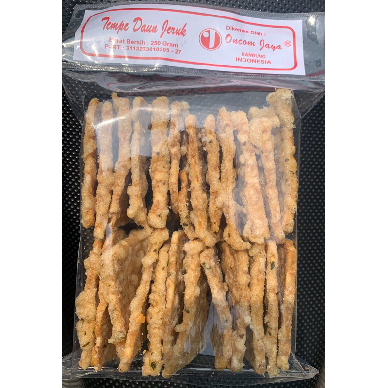 

Keripik Tempe Daun Jeruk Oncom Jaya Bandung/oleh oleh cemilan snack bandung