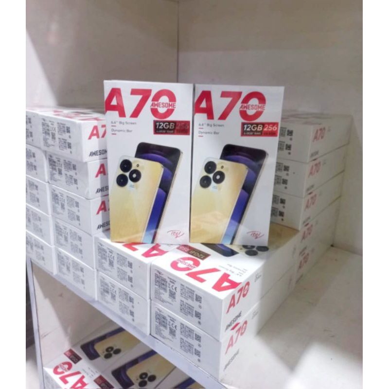 itel A70 RAM 12GB (4+8) INTERNAL 256GB GARANSI REMSI 1 TAHUN