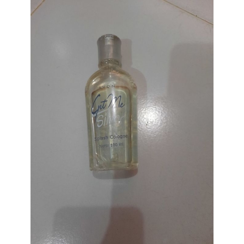 parfumed splash cologne get me silver 100ml merk avon harga batam