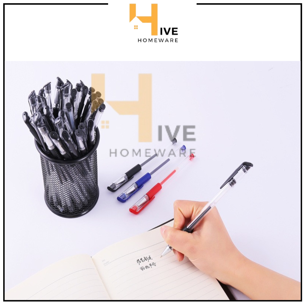 

HIVE Pena Gel / Pulpen Gel Ink Pen 0.5mm Standart 3 Warna Puplen Gel MIMI Alat Tulis Stationary