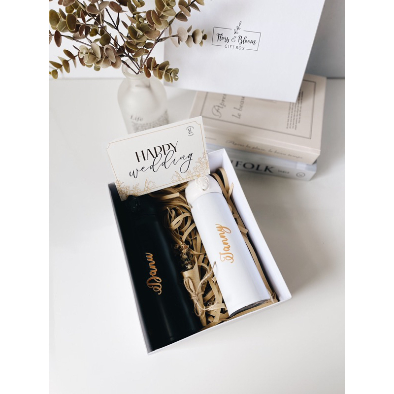GIFT BOX G (2 tumbler)/Kado Tumbler Couple/Kado Wedding/Tumbler Custom