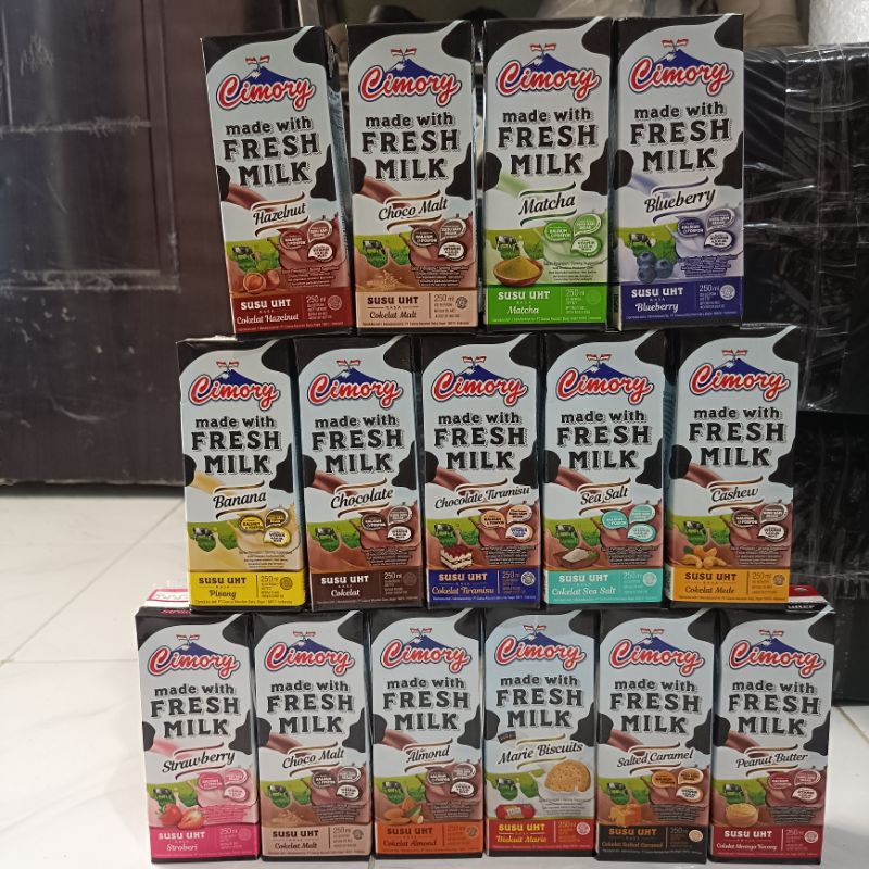 

Susu Cimory UHT 250ml 1 box isi 24pcs bisa mix varian lengkap