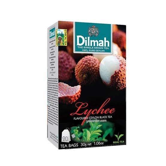 

Dilmah Lychee Tea Bag / Teh Dilmah Rasa Leci Kemasan Kantong Celup