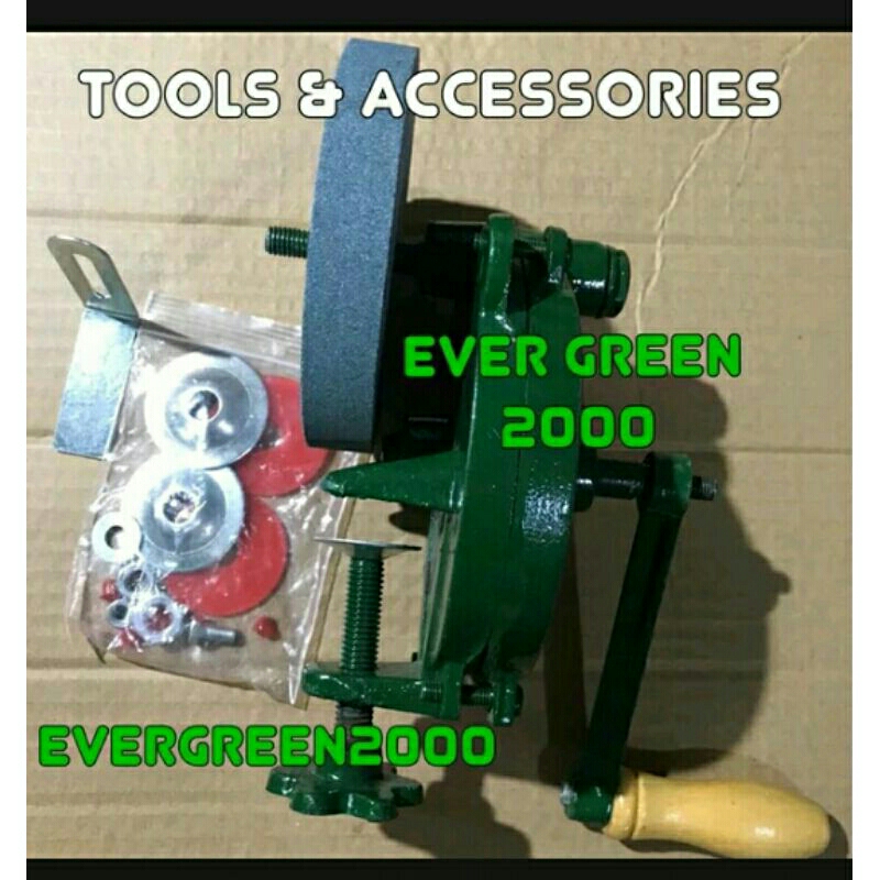 Gurinda Tangan Manual 5" in (125 mm) Gerinda Duduk Meja 5 inchi - Mesin Hand Grinder 125mm Gagang di