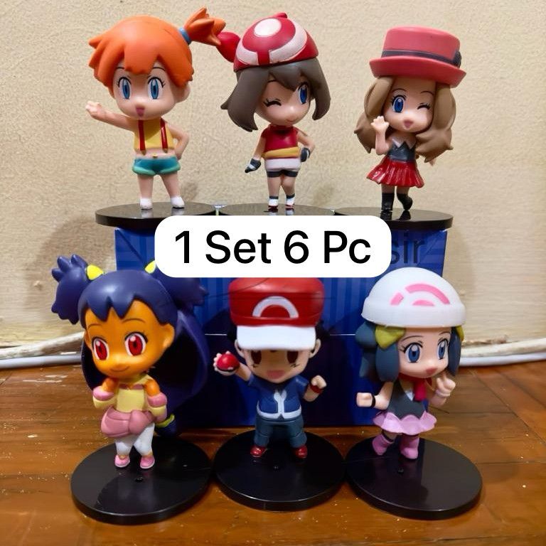Figure Pokemon Figure Ash Misty Figure Pokemon Trainers Set New