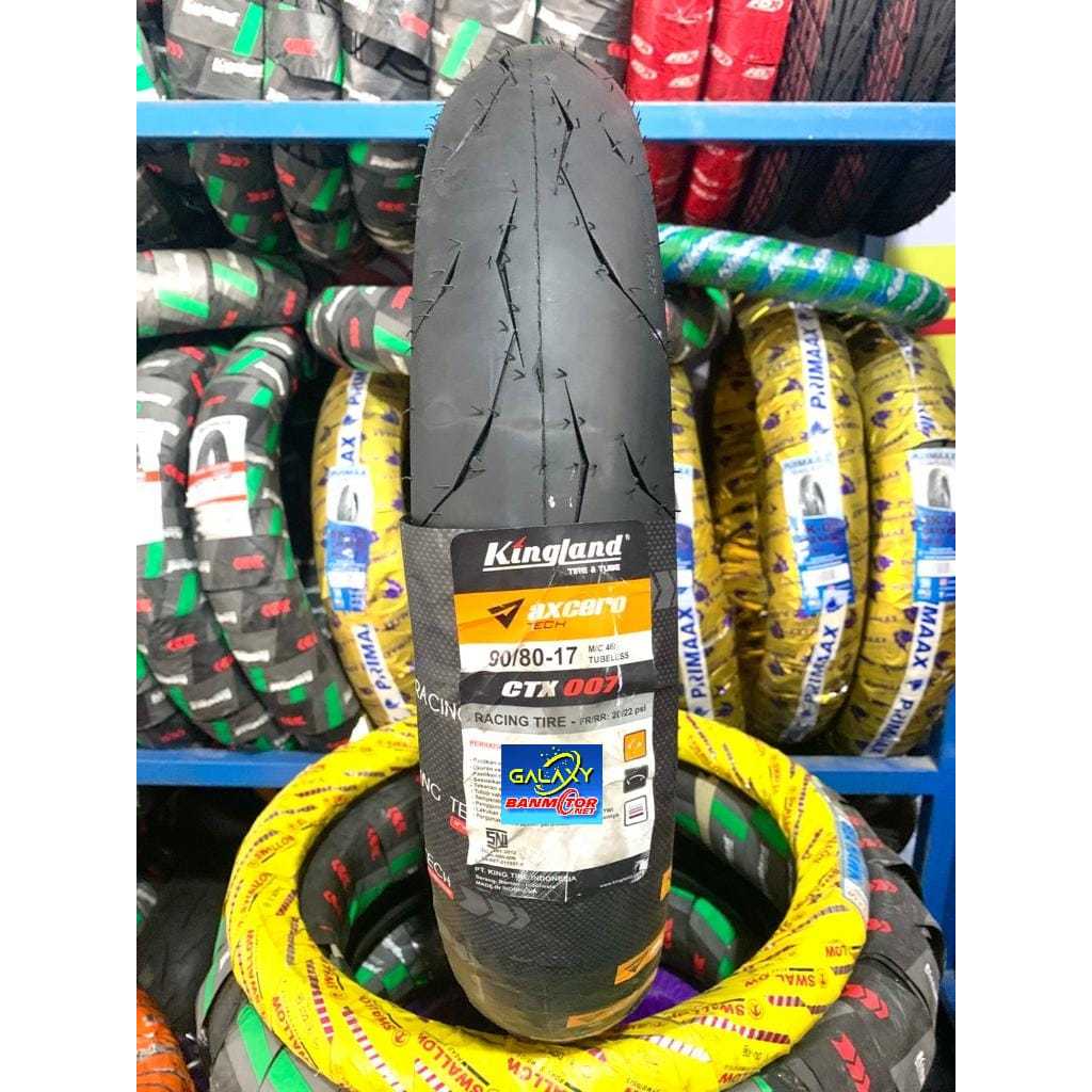 Ban Motor Kingland Axcero Tech 90/80-17 Ban Motor Ring 17 Tubeles ban jupiter ban satria ban vixion 