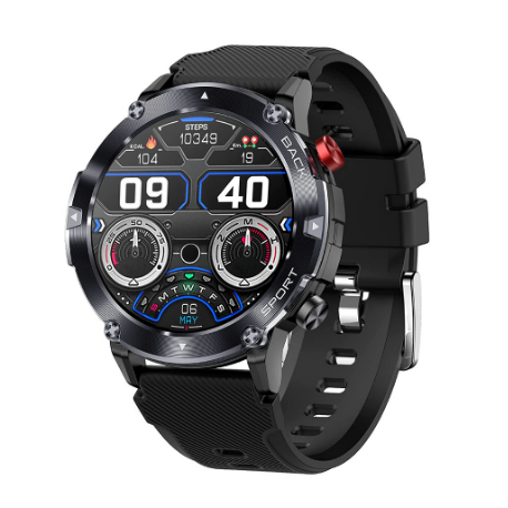 C21 Smartwatch  Jam Tangan Pintar Pria Bicara Digital Smartwatch Men Sport Waterproof Bluetooth Smar